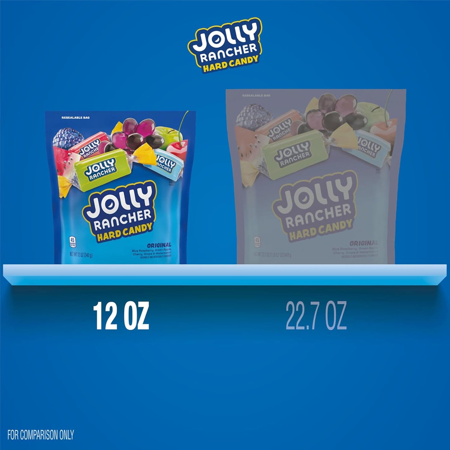 JOLLY RANCHER Original Fruit Flavored Hard Candy Bag, 12 oz