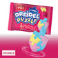 Douzzle Kosher, Hanukkah Candy Dreidels for Kids, Candy Dreidel Puzzle (Pack of 1)