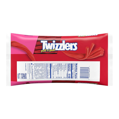 Twizzlers, Pull 'N' Peel Cherry Flavored Licorice Style, Chewy Candy Bag, 14 Ounce