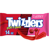 Twizzlers, Pull 'N' Peel Cherry Flavored Licorice Style, Chewy Candy Bag, 14 Ounce