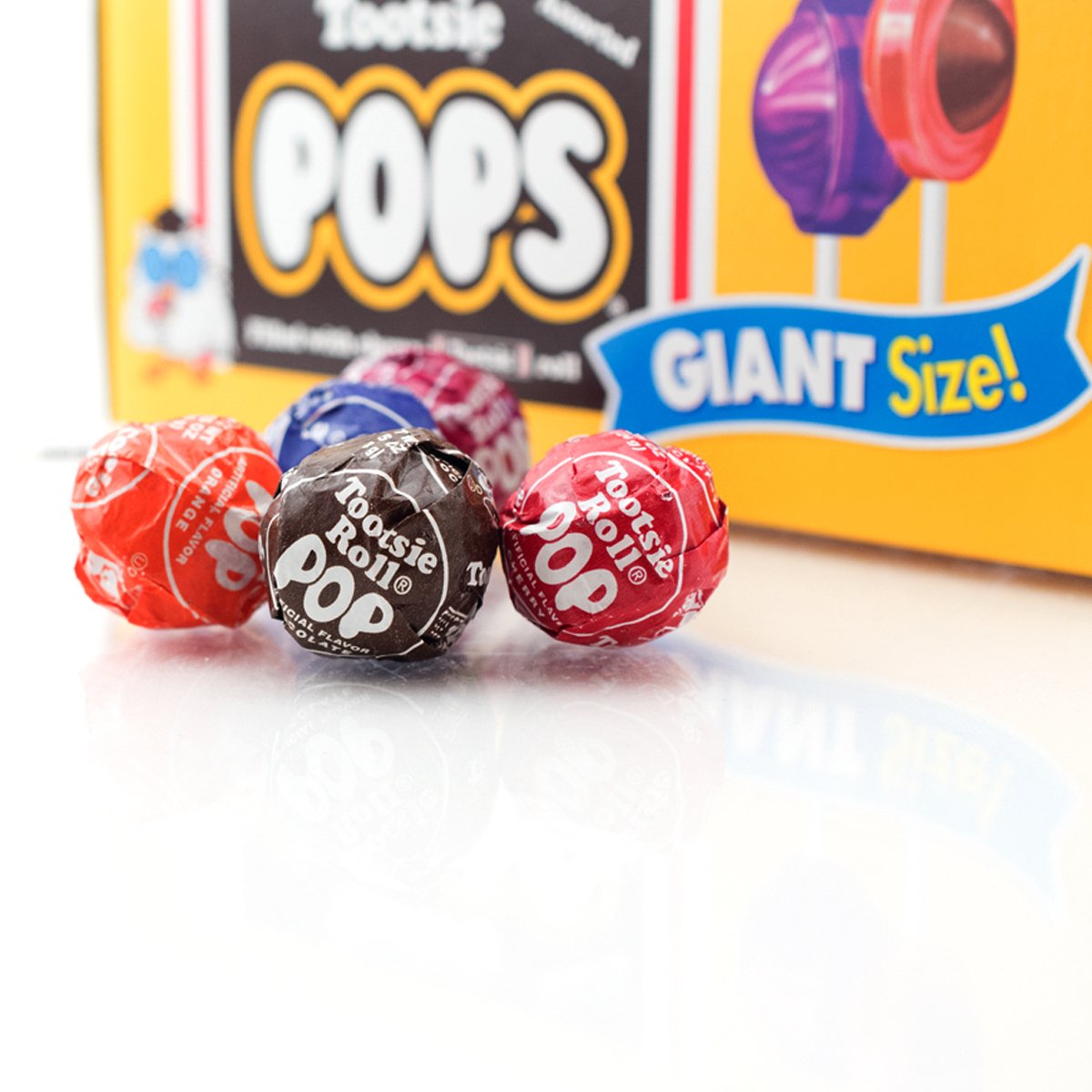 Tootsie Roll Tootsie Pops Giant Size, Assorted Flavors, 72 Count