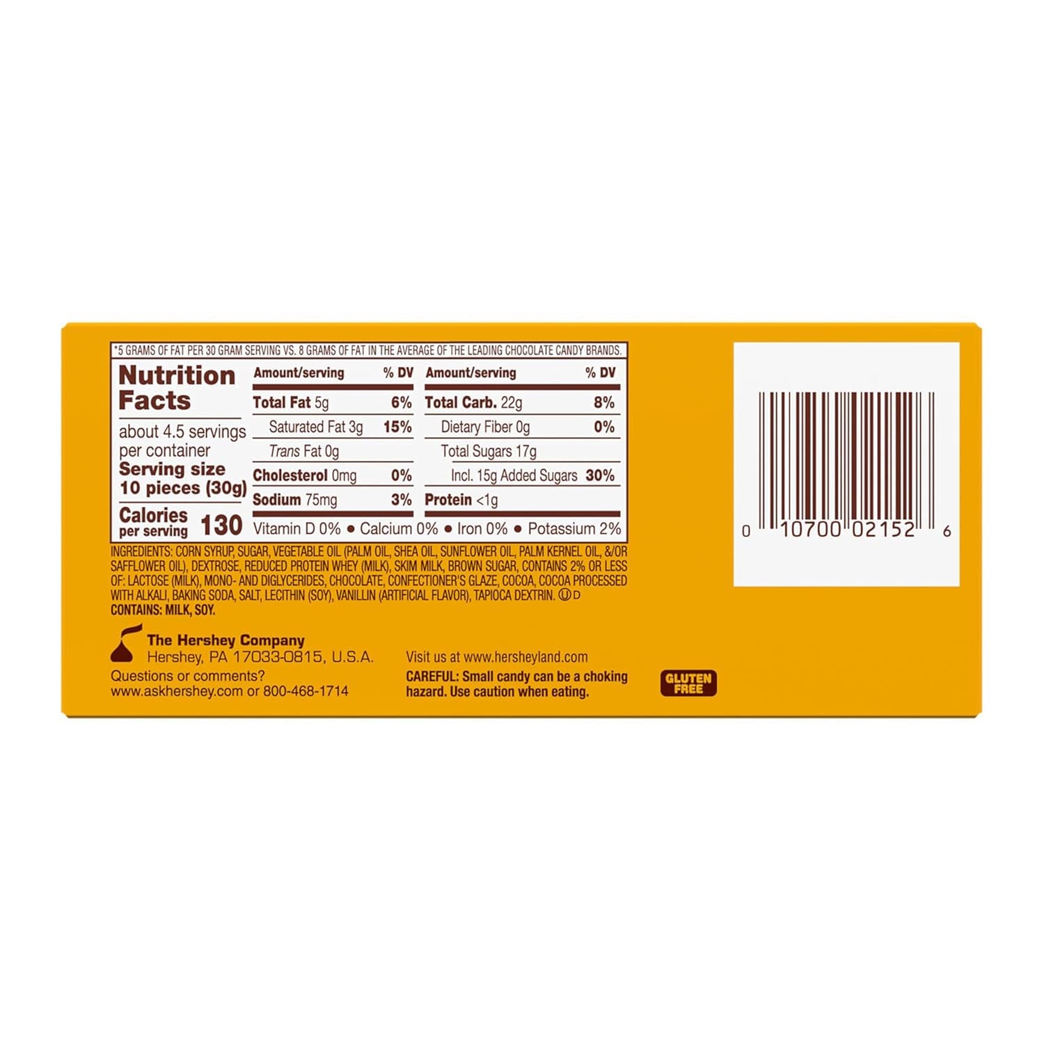 MILK DUDS Chocolate and Caramel Candy Box, 5 Oz