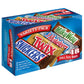 SNICKERS, TWIX, MILKY WAY & 3 MUSKETEERS Individually Wrapped Variety Pack Full Size, 18 Bars