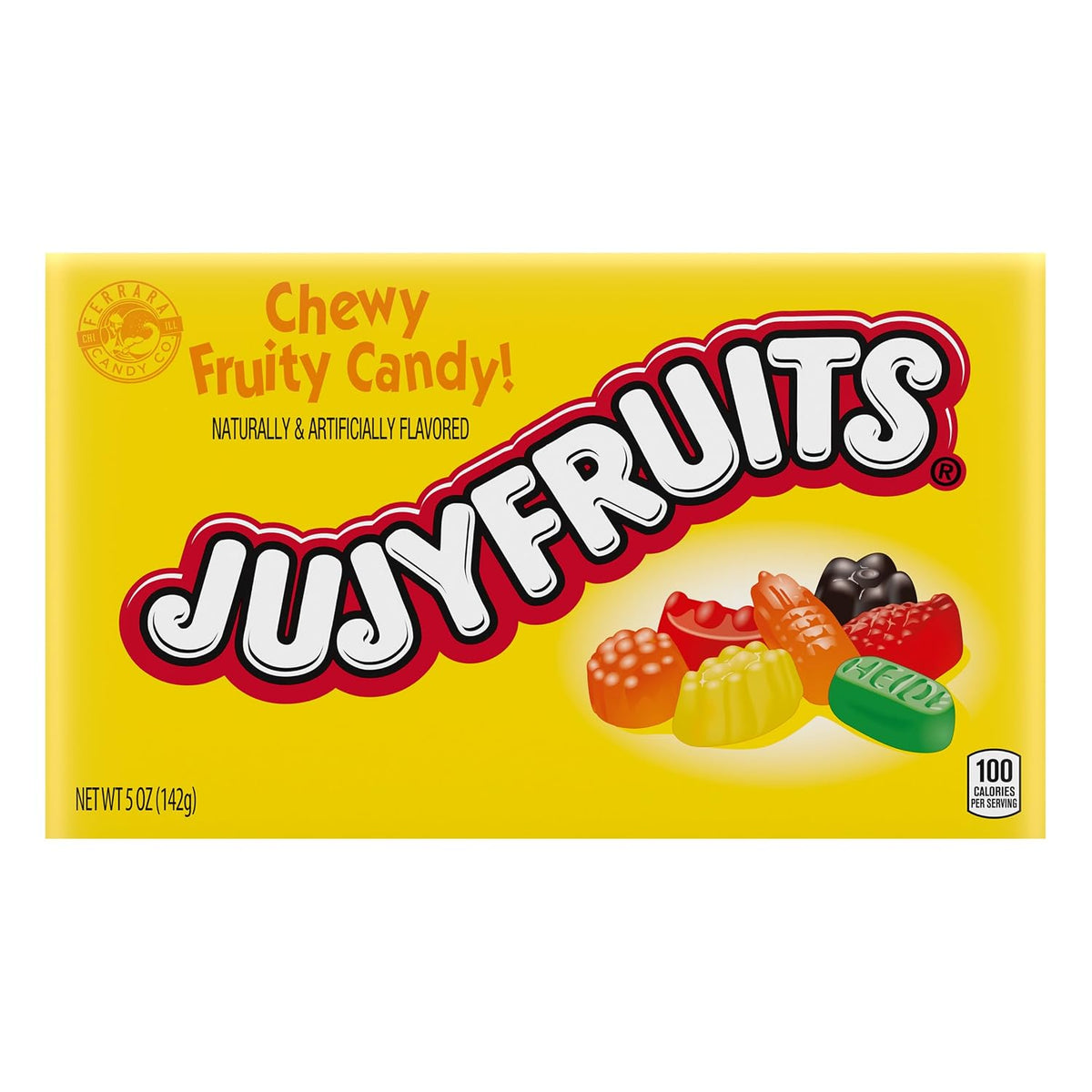 Jujyfruits Assorted Gummy Candy, Fruity Flavors, Theater Box, 5 Oz, 12 Ct