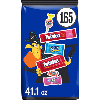 Hershey's Assorted Fruit Flavored Halloween Candy Bulk Pack, 41.1 Oz