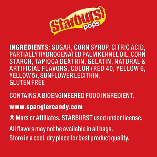 Spangler Candy Original Starburst Lollipops - 72 Count Display Box