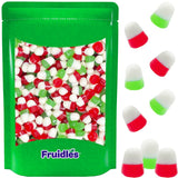 Fruidles Christmas Juju Jelly Drops, Delicious Gummy Candy, Gluten-Free, Fun and Festive Holiday Snacking (1 Pound)