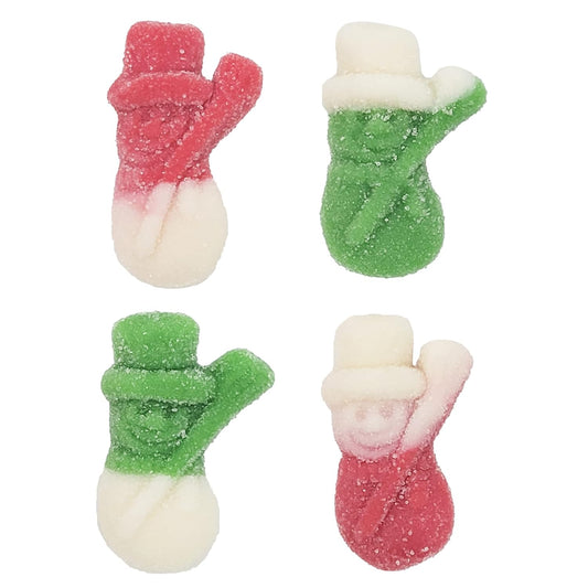 Fruidles Christmas Snowman Gummy Candy, Delicious Gummies, Fun and Festive Holiday Snacking (Half-Pound)