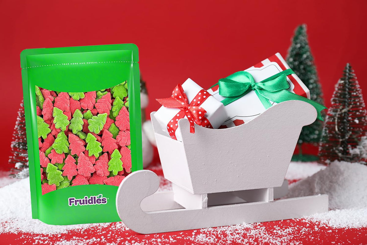 Fruidles Christmas Tree Gummies Candy, Delicious Gummy Candy, Fun and Festive Holiday Snacking (2 Pounds)