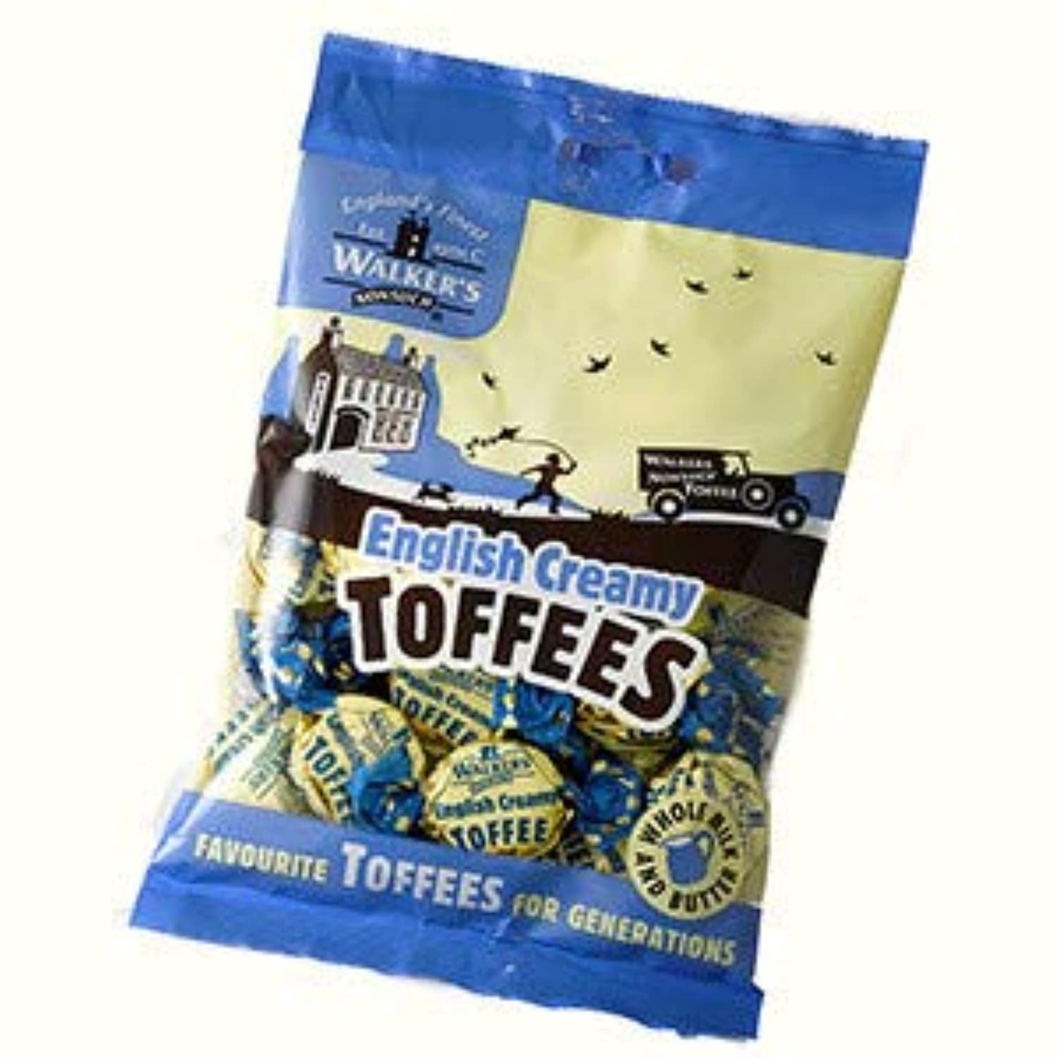 Walkers' Nonsuch English Creamy Toffees with Whole Milk & Butter 5.29 Oz (150G)
