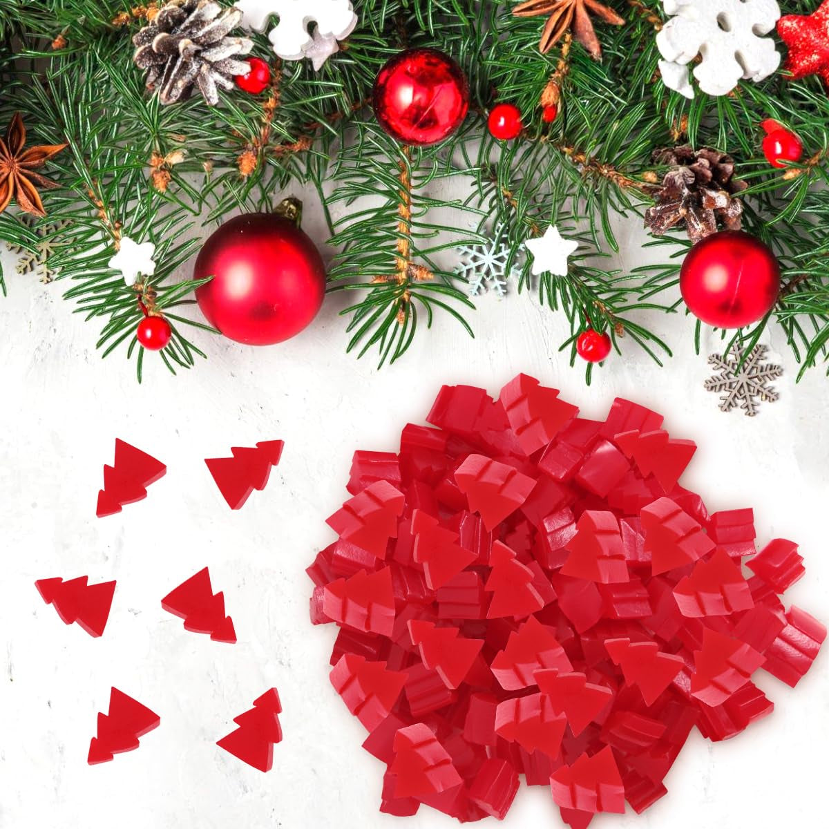 Christmas Chewy Candy, 1.1Lb Pack of Christmas Tree Candy Bulk