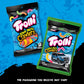 Trolli Sour Brite Crawlers Candy, Sweet & Sour Gummy Worms, 7.2 Oz