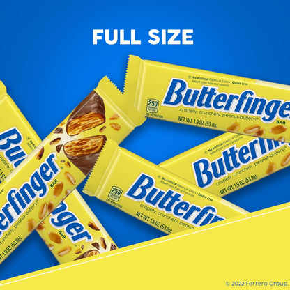 Butterfinger Full Size Candy Bar, 36 Count, Crispety Crunchety Peanut-Buttery