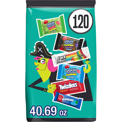 Hershey's Assorted Fruit Flavored Halloween Candy Bulk Pack, 40.69 Oz