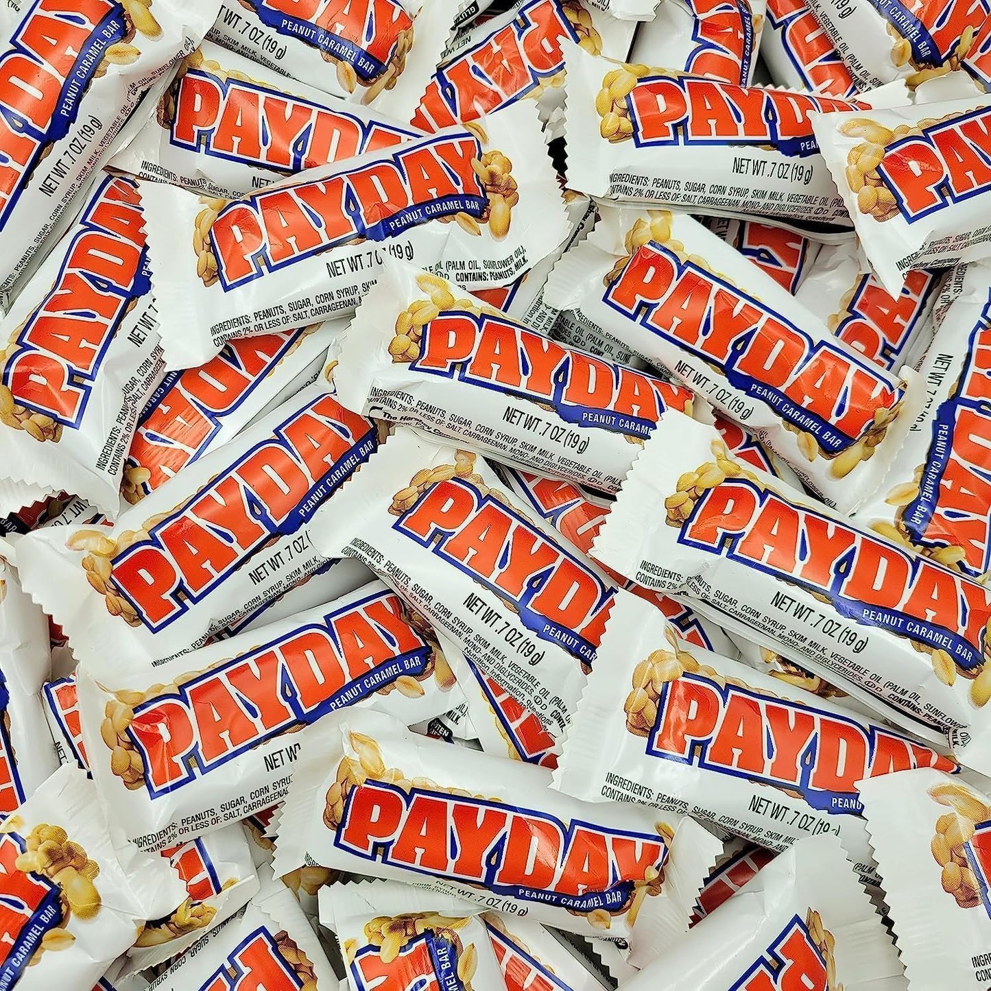 Payday Fun Size Candy Bars - 40 Individually Wrapped Candy Bars