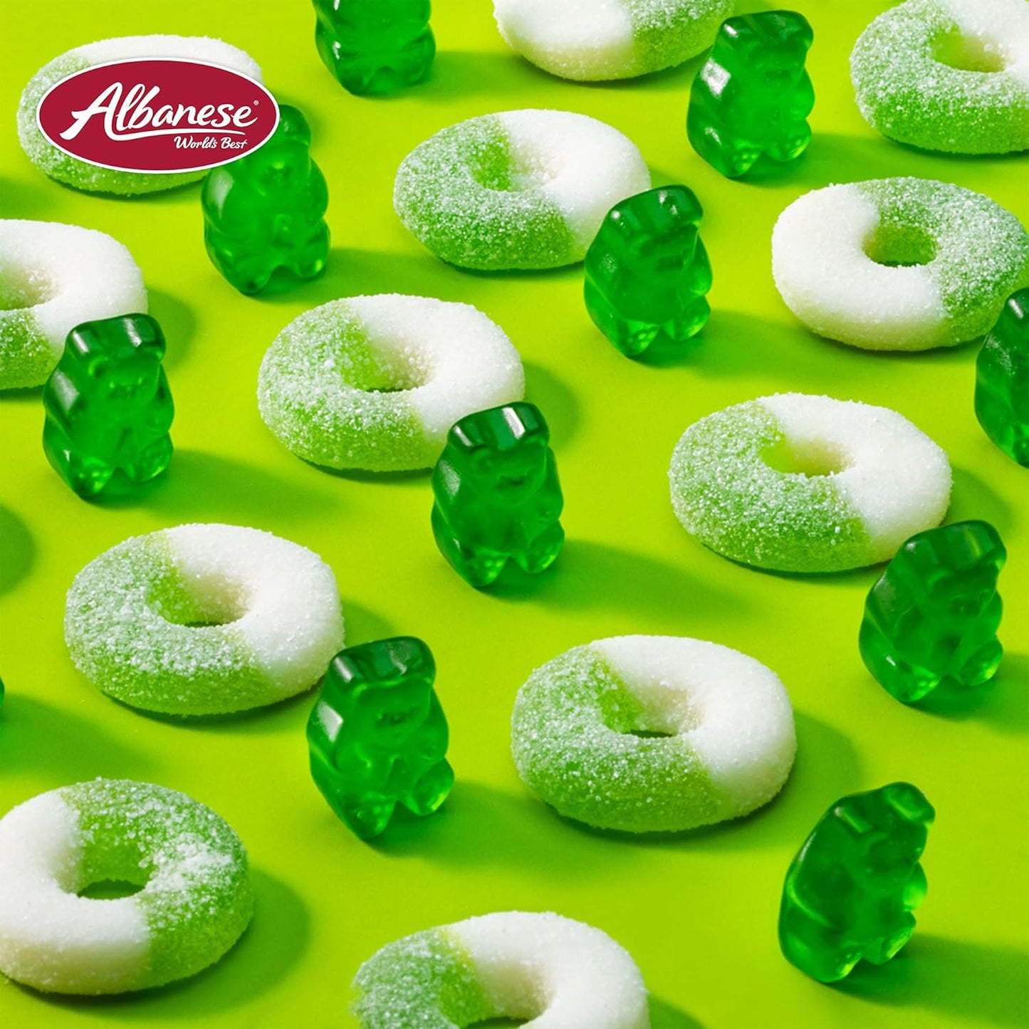 Albanese Candy, Gummi Apple Rings, 4.5-Pound Bag