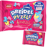 Douzzle Kosher, Hanukkah Candy Dreidels for Kids, Candy Dreidel Puzzle (Pack of 1)