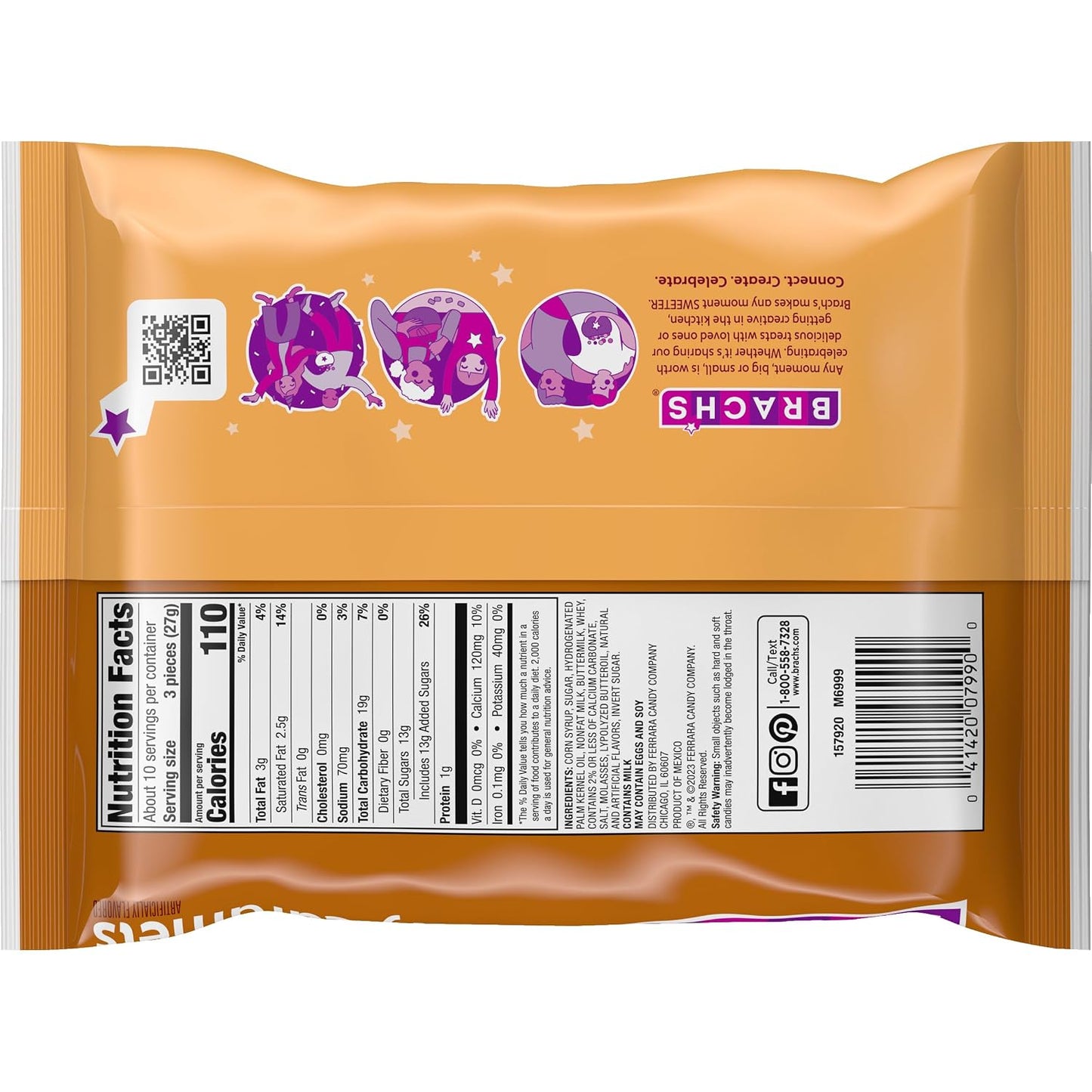 Brach's Classic Chewy Caramels, Baking Caramels,10 Ounce Bag