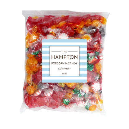 Old Fashioned Hard Candy Assortment, 1 Pound Bulk Candy, Butterscotch, Root Beer Barrels, Strawberry Filled Bon Bons, Cinnamon Discs, Starlight Peppermints