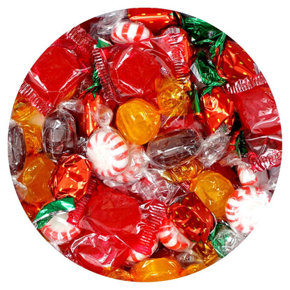 Old Fashioned Hard Candy Assortment, 1 Pound Bulk Candy, Butterscotch, Root Beer Barrels, Strawberry Filled Bon Bons, Cinnamon Discs, Starlight Peppermints