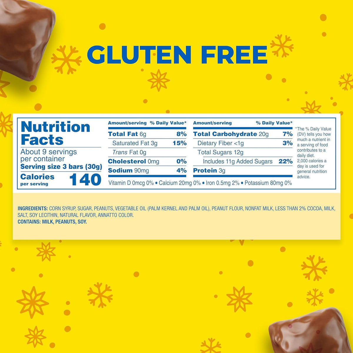 Butterfinger Minis, Peanut-Buttery Holiday Candy Bars, 9.4 Oz