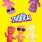 SOUR PATCH KIDS Tropical Soft & Chewy Gummy Candy, Bulk Candy, 12 - 3.5 Oz Boxes