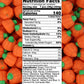 Pumpkin Shaped Mellowcreme Candy Corn, Autumn Candy Pumpkins Bulk Bag, 1 Lb