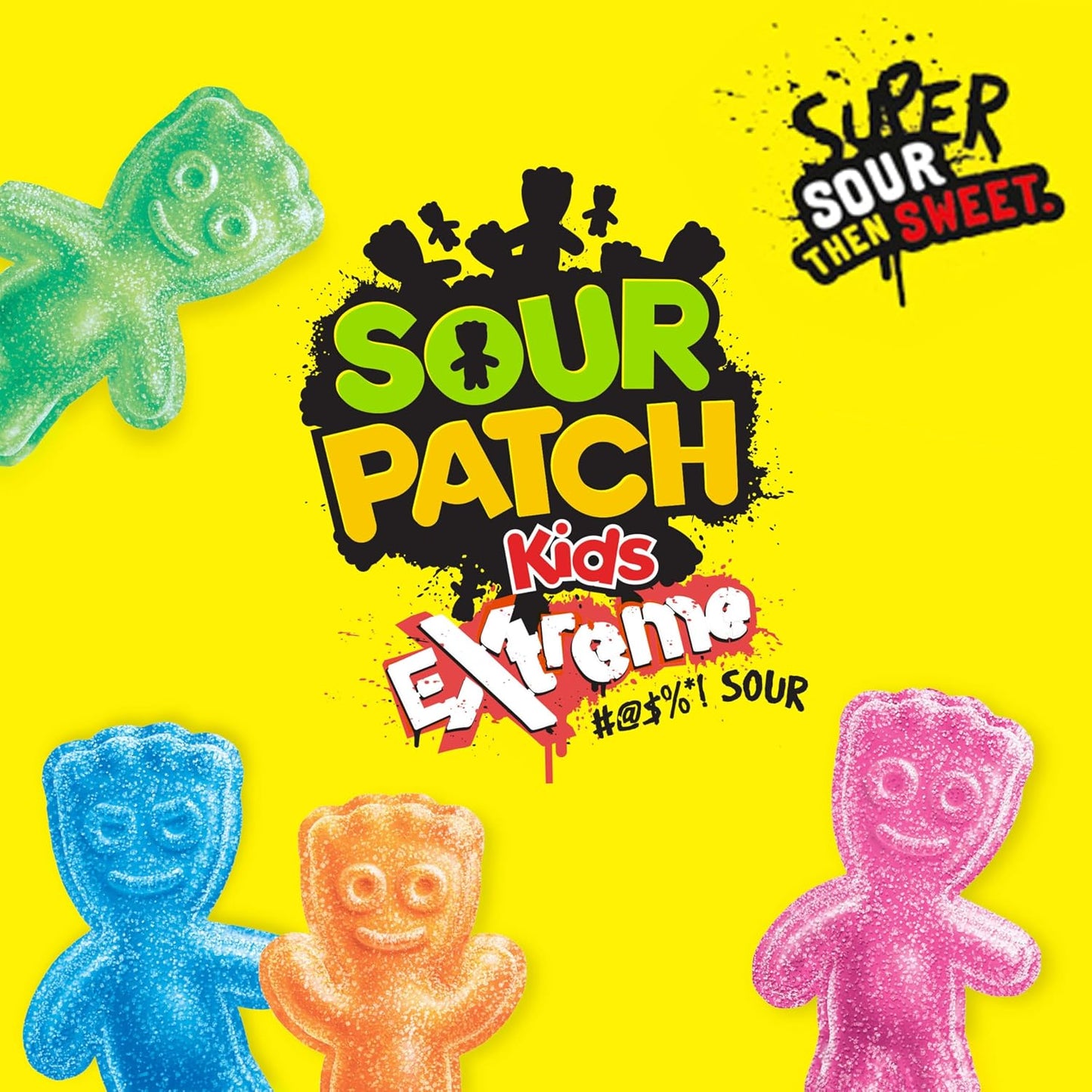 SOUR PATCH KIDS Extreme Sour Soft & Chewy Gummy Candy, Bulk Candy, 12 - 3.5 Oz Boxes