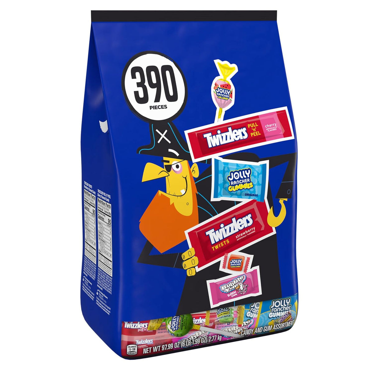 Hershey's Assorted Fruit Flavored Halloween Candy Bulk Pack, 97.99 Oz