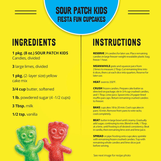 SOUR PATCH KIDS Soft & Chewy Gummy Candy, Bulk Candy, 5 Lb