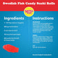 SWEDISH FISH Mini Soft Chewy Candy, Family Size, 1.8 Lb Bag