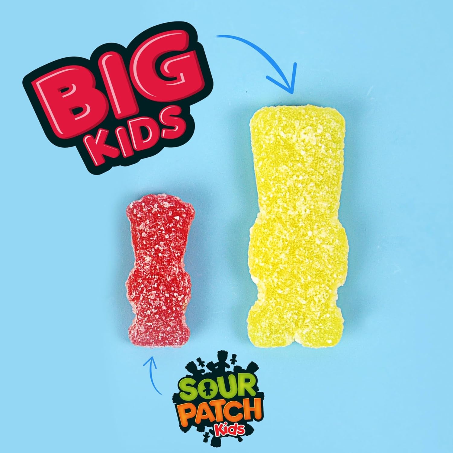 SOUR PATCH KIDS Big Kids Soft & Chewy Gummy Halloween Candy, 100 Ct