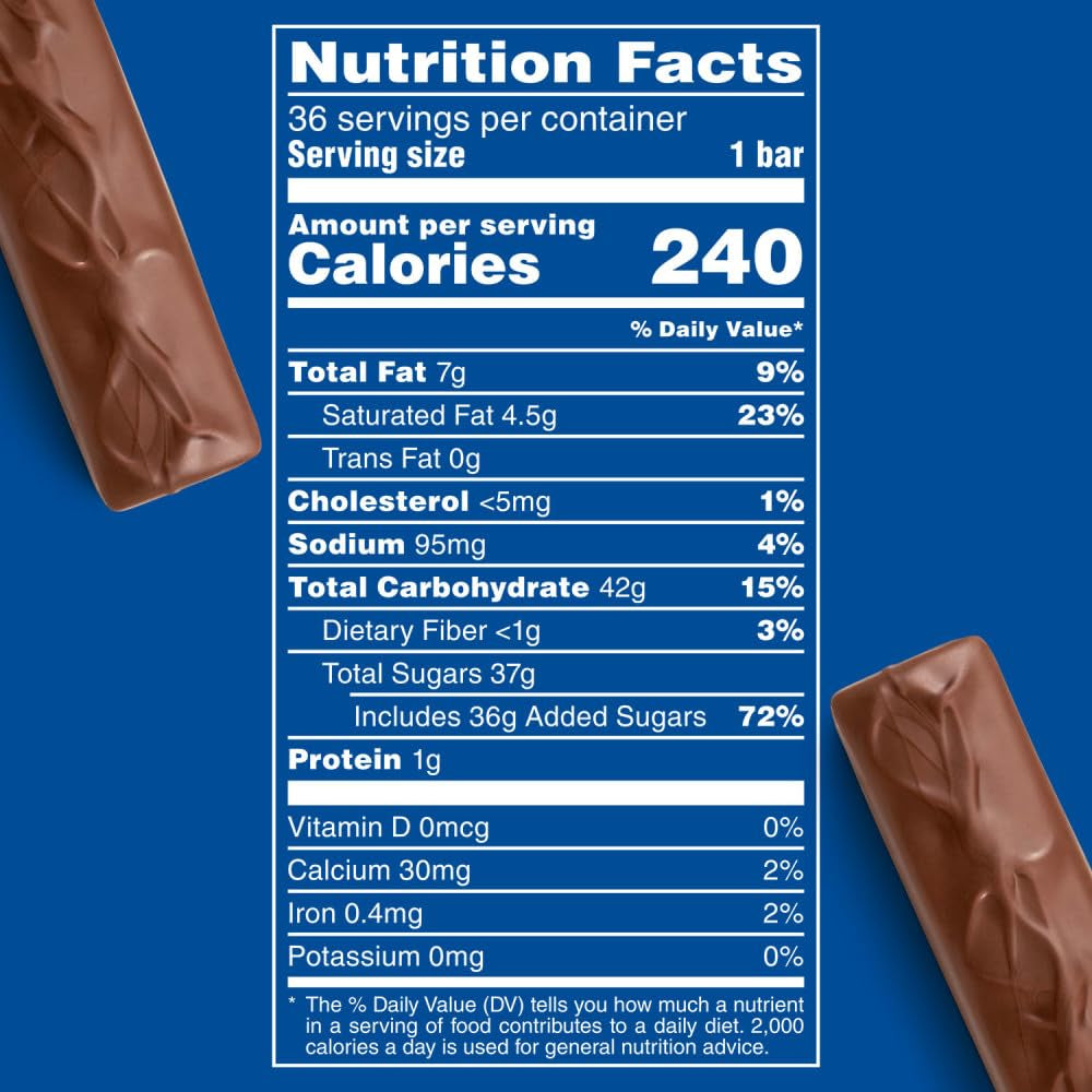 3 MUSKETEERS Milk Chocolate Candy Bars, Full Size, 36 Ct Bulk Candy Box
