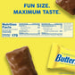 Butterfinger, Chocolatey, Peanut-Buttery, Fun Size Individually Wrapped Candy Bars, 6 Pack