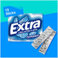 EXTRA Gum Peppermint Chewing Gum Bulk, Individually Wrapped, 15 Count (Pack of 10)