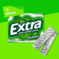Extra Gum Spearmint Sugarfree Gum Bulk, Individually Wrapped, 15 Count, Pack of 10