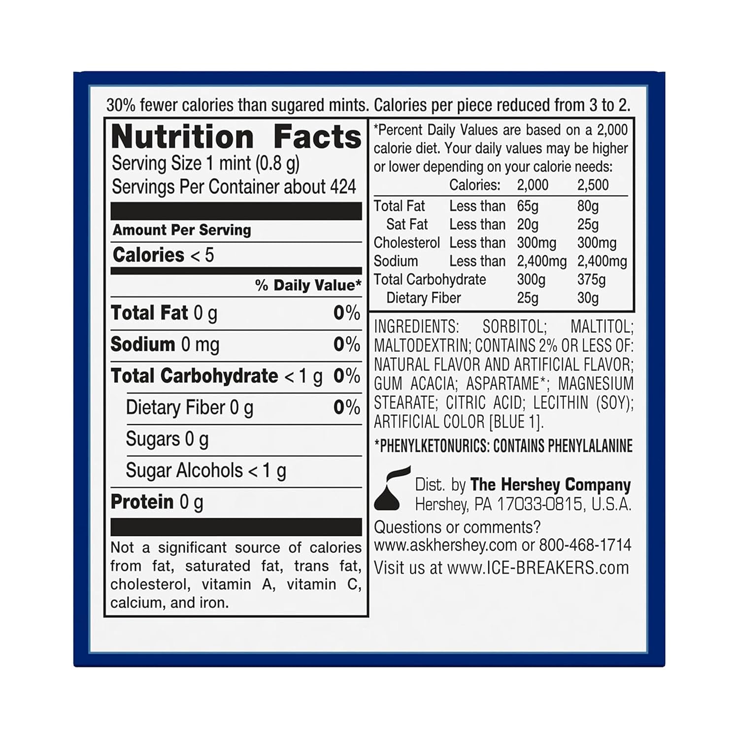 ICE BREAKERS Coolmint Sugar Free Mints Tins, 1.5 Oz (8 Count)