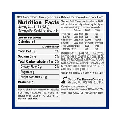 ICE BREAKERS Coolmint Sugar Free Mints Tins, 1.5 Oz (8 Count)