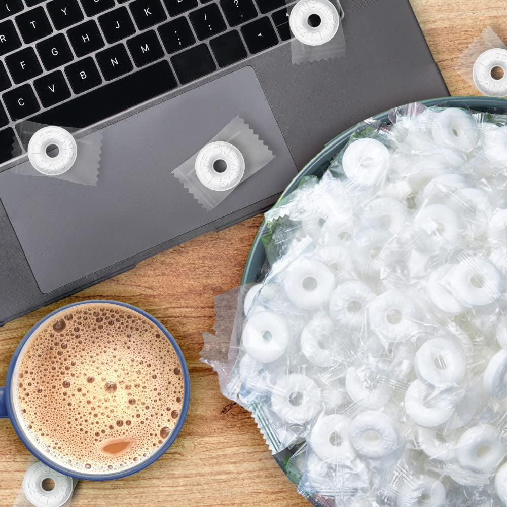 LIFESAVERS Pep-O-Mint Peppermint Hard Candy, Breath Refreshing Mint Candy, 2.8 Lb Bag