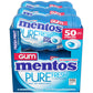Mentos Pure Fresh Sugar-Free Chewing Gum with Xylitol, Fresh Mint, 50 Count (Pack of 6)