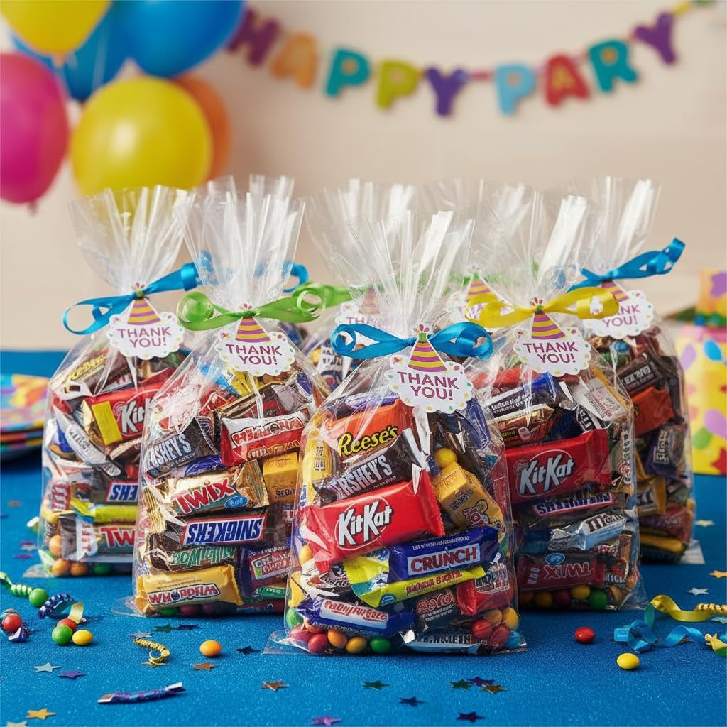 Assorted Chocolate Bulk Candy Variety Pack - Bulk Chocolate Candy Individually Wrapped - 8 Pound Box of Candy
