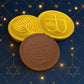 The Dreidel Company 25-Pack Hanukkah Milk Chocolate Gold Coins, Hanukkah Dreidel & Menorah Design Gelt, Non GMO, Kosher Certified OU-D (25-Pack)