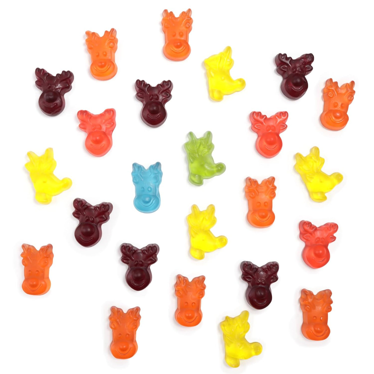 Haribo Reindeer Christmas Gummies, Sweet and Sour Candy, Stocking Stuffer Gifts, 4 Ounces (Pack of 3)