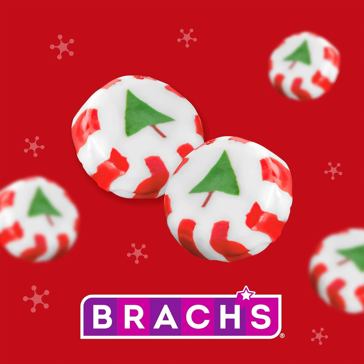 Brach'S Peppermint Christmas Nougats, Individually Wrapped Candy, 11 Oz