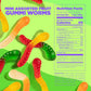 Albanese Candy, Mini Assorted Fruit Gummi Worms, 5-Pound Bag