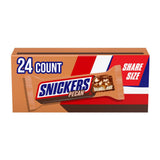 SNICKERS Pecan Milk Chocolate Candy Bars, Full Size, Bulk Box, 24 Pack