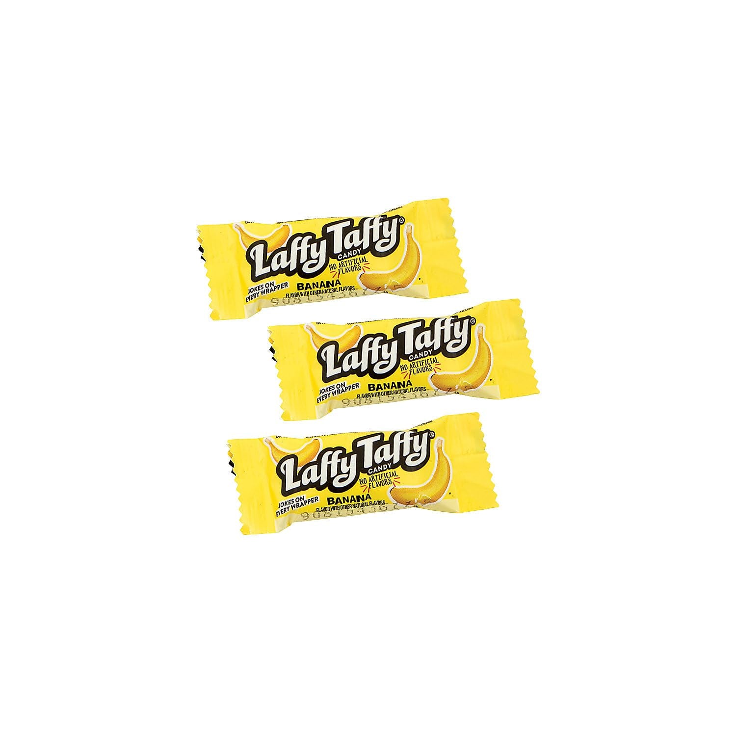 Laffy Taffy Candy, Banana Flavor, Individually Wrapped Candy (145 Pieces)