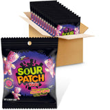 SOUR PATCH KIDS Glow Ups Strawberry-Watermelon Soft & Chewy Gummy Candy, Bulk Candy, 12-3.08 Oz Bags