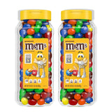 M&M'S Peanut Candy Jars, Assorted Chocolate Candies, Party Size Bulk, 23 Ounces Each, Pack of 2