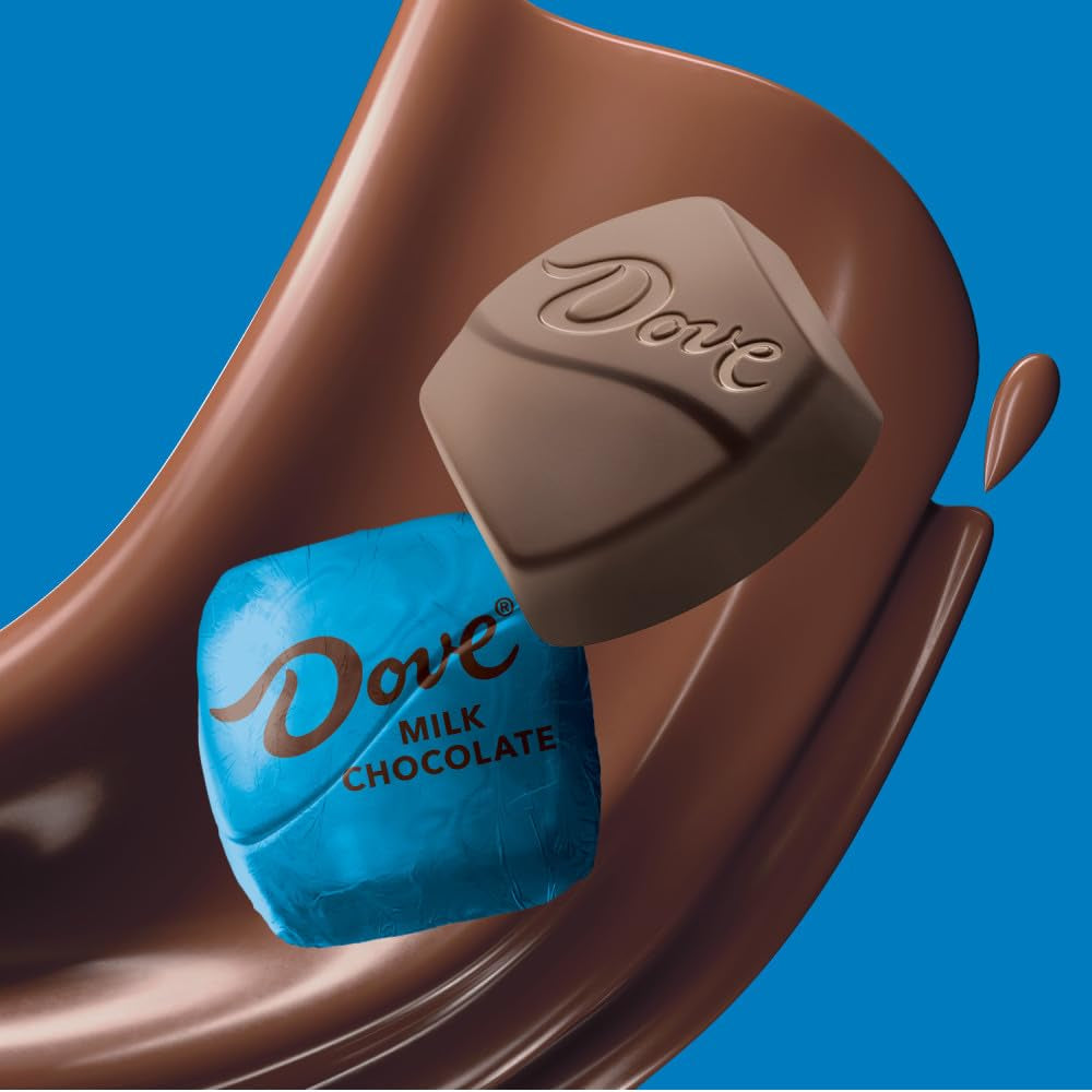 DOVE PROMISES Milk Chocolate Candy Individually Wrapped Bulk Pack (38.09 Oz, 136 Piece) Bag